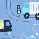 Infants' 100% Cotton T-Shirt, मध्यम नीला, small