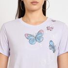 Ladies' Round Neck T-Shirt , Lilac, small image number null