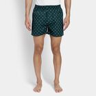Men's 100% Cotton Boxers, टील ब्लू, small image number null