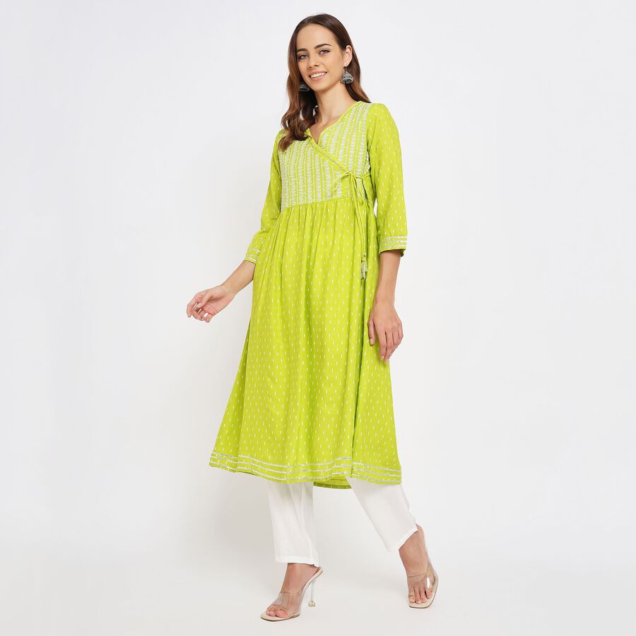 Ladies' Kurta Pyjama Set, Olive, large image number null