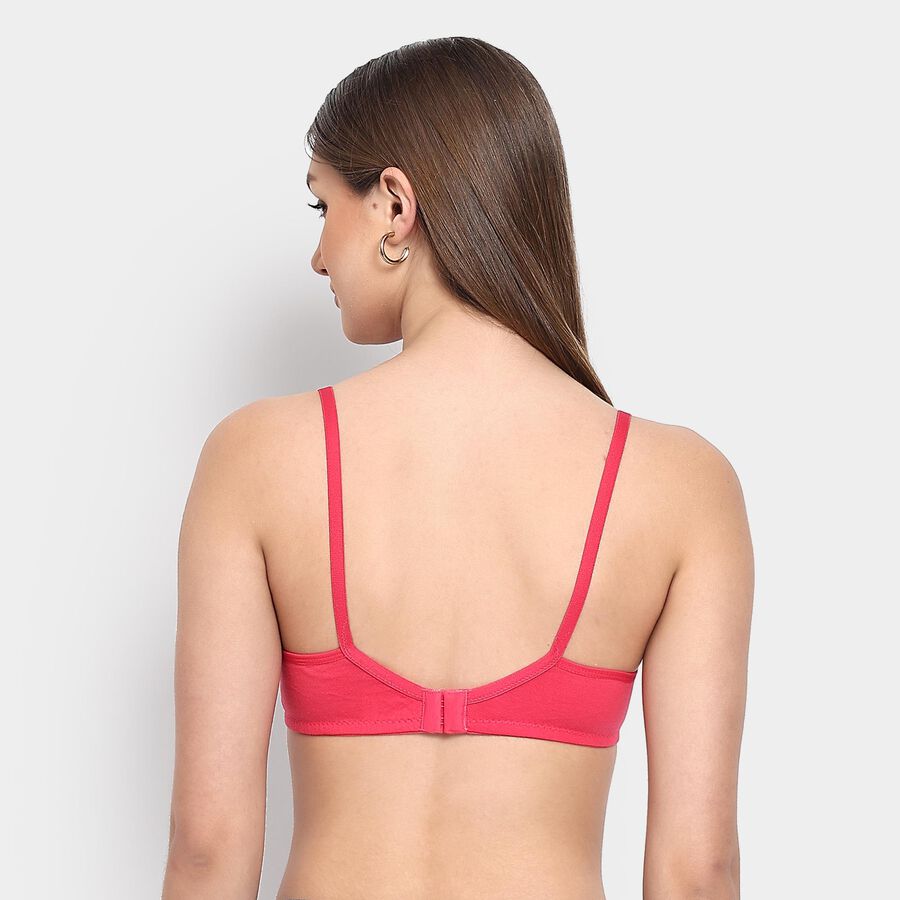 Ladies' 100% Cotton Bra , मूँगा (कोरल), large image number null