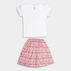 Girls' Top Skirt, Off White, small image number null