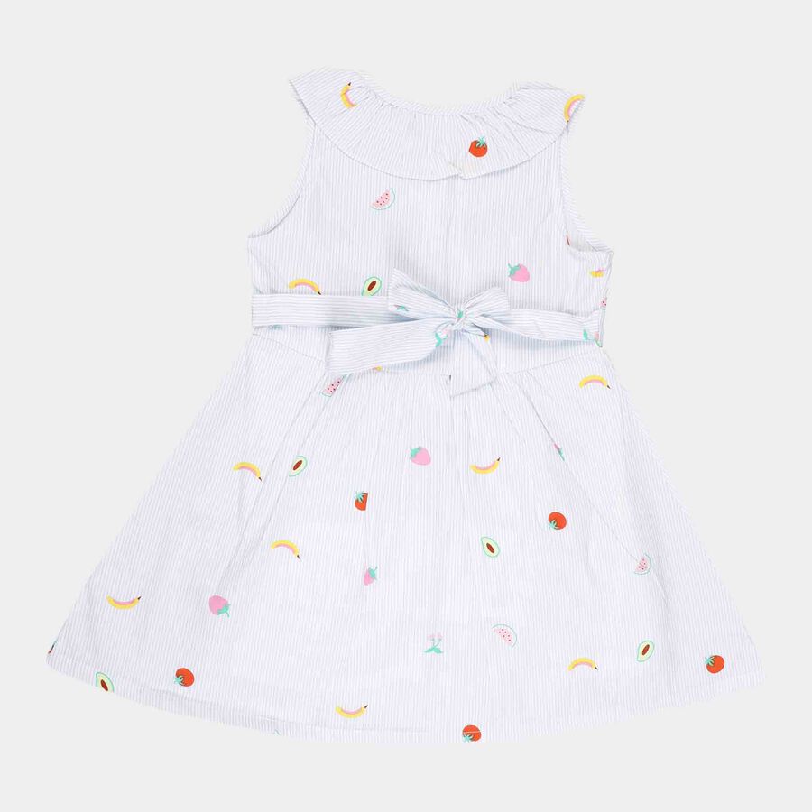 Printed Frock, Light Blue, large image number null