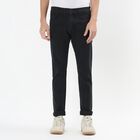 Men's Dark Grey Slim Fit Jeans, गहरा ग्रे, small