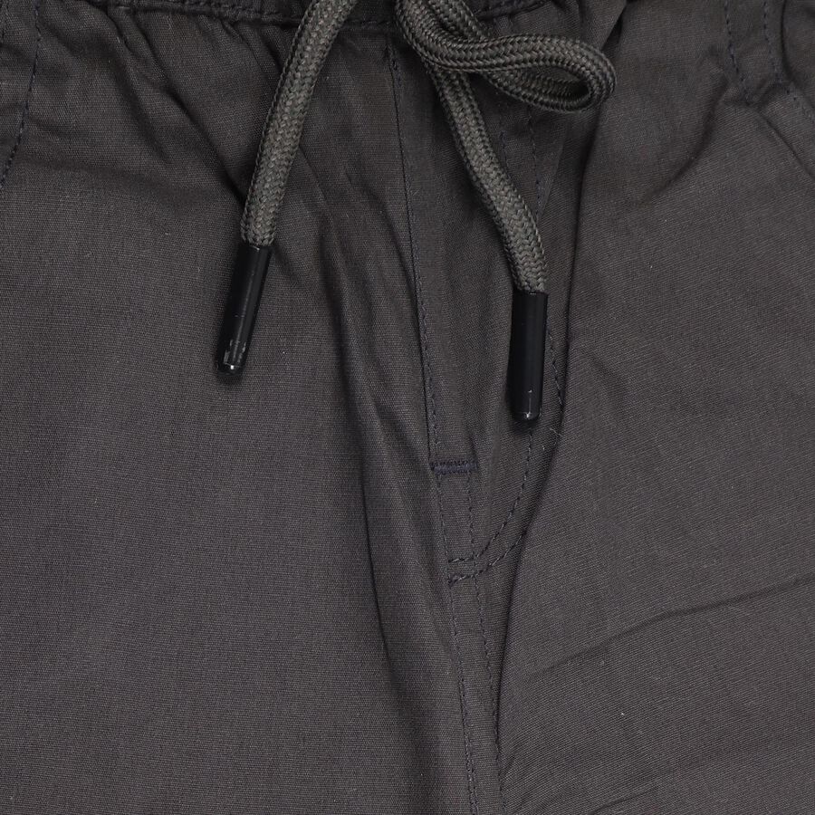 Boys' 100% Cotton Jogger Trouser, Charcoal, large image number null