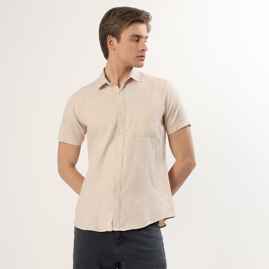 Men's Casual Shirt, गहरा पीला, large image number null