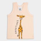 Infants' Cotton Vest, Peach, small image number null