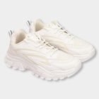 Ladies' Lace-Up Shoes, Beige, small image number null