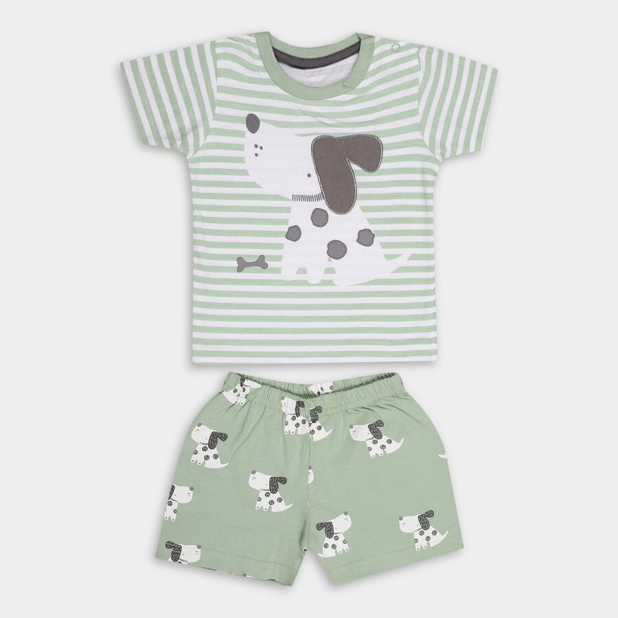 Infants' Baba Suit, हल्का हरा, large image number null