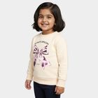 Girls' Sweatshirt, Beige, small image number null