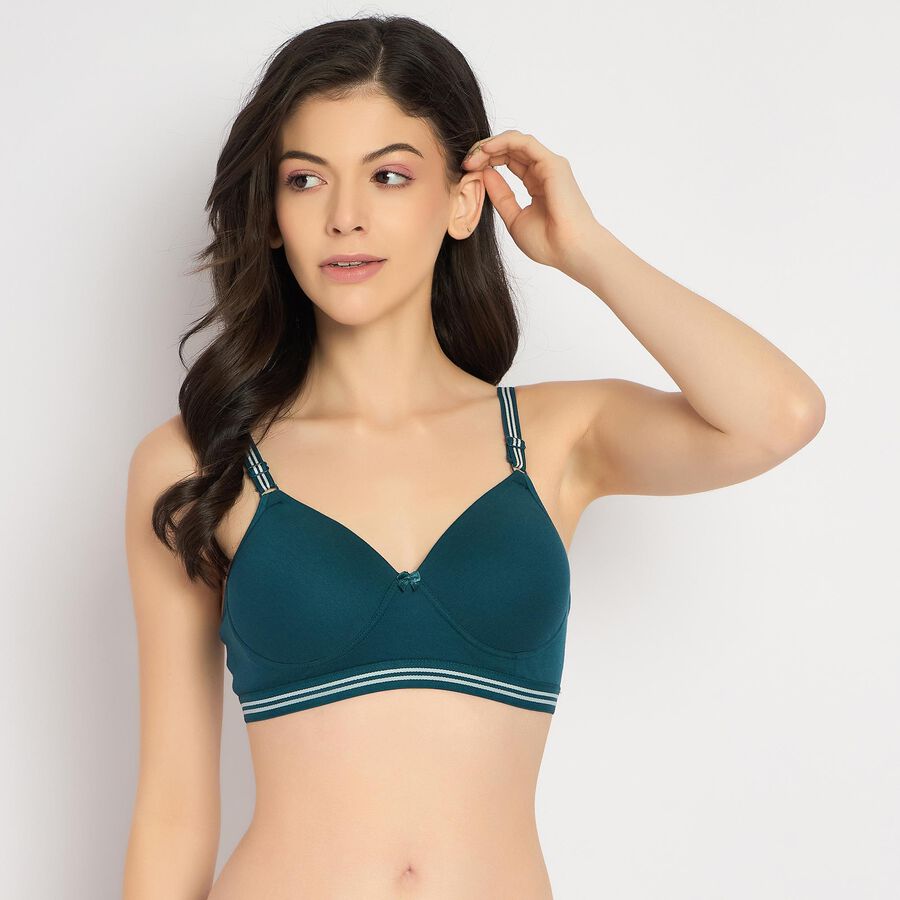 Ladies' Bra , टील ब्लू, large image number null