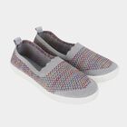 Women's Grey Slip-On Casual Shoes, Grey, small