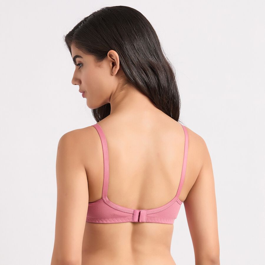 Ladies' Non-Padded Bra, Light Pink, large image number null