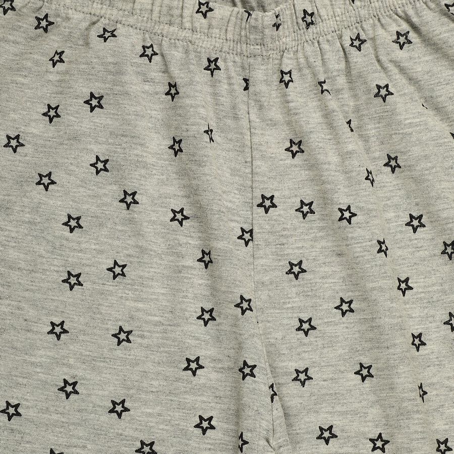 Girls' Pyjama, हल्का ग्रे, large