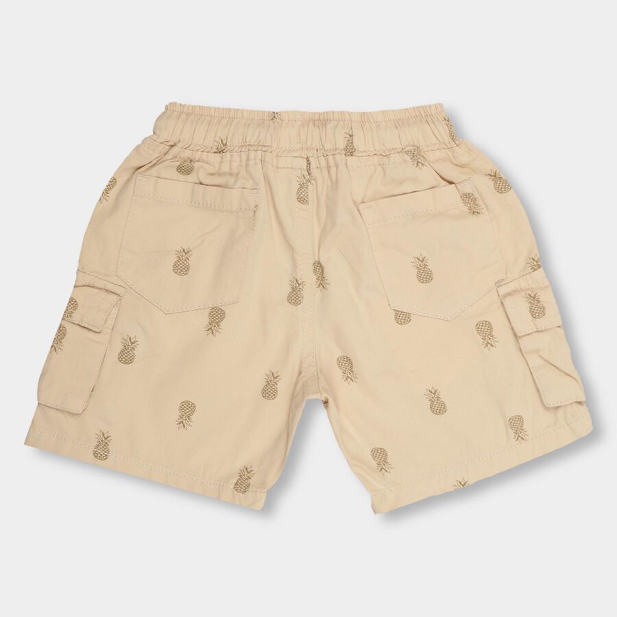 Boys' 100% Cotton Bermudas, गहरा पीला, large image number null