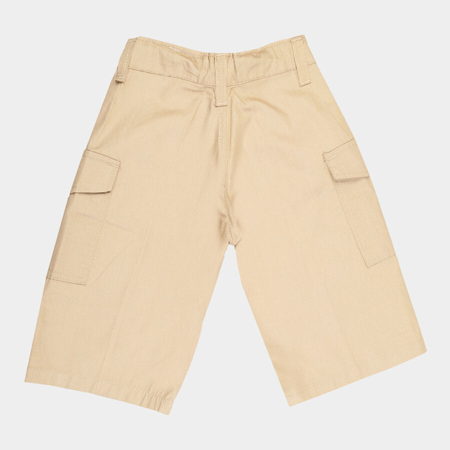 Boys Cotton Solid Jamaican, गहरा पीला, large image number null