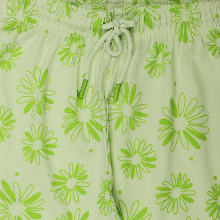 Girls' Pyjama, हल्का हरा, large