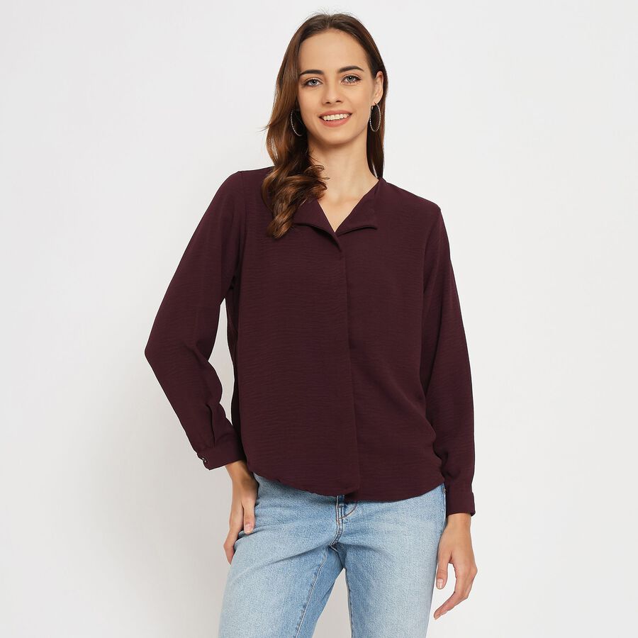 Ladies' Shirt , Wine, large image number null
