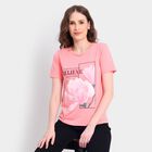 Ladies' Round Neck T-Shirt, Pink, small image number null
