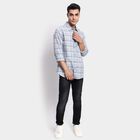 Men's 100% Cotton Casual Shirt, Light Blue, small image number null