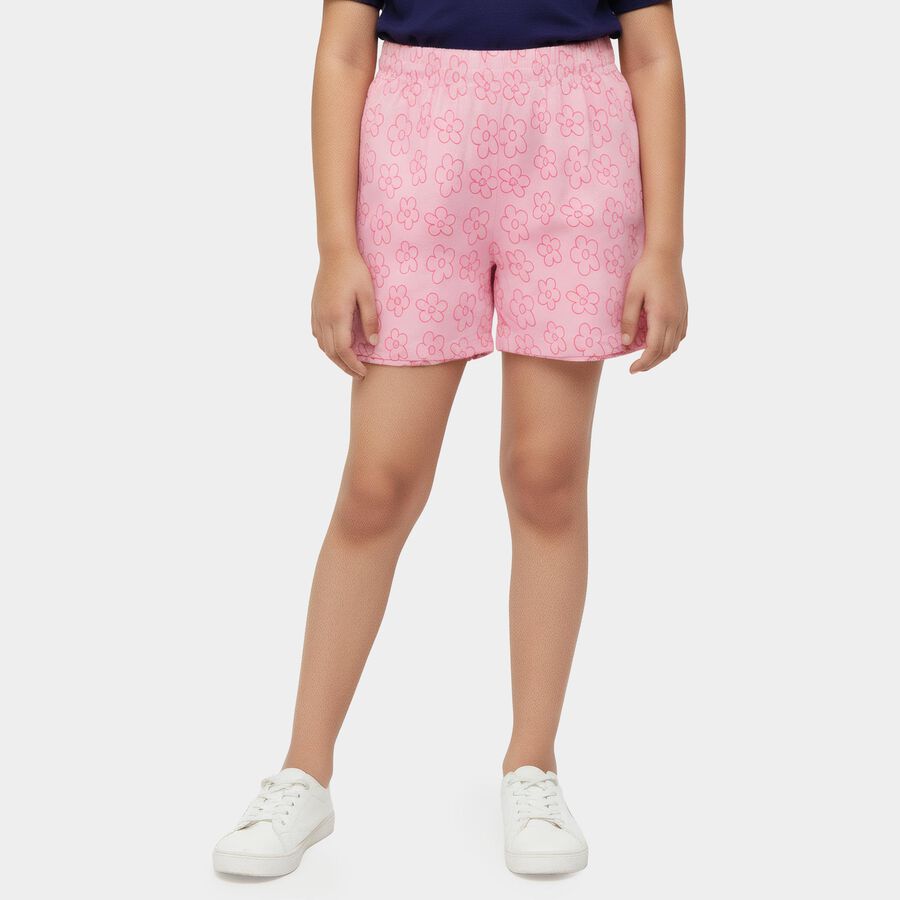 Girls' Shorts, Pink, large