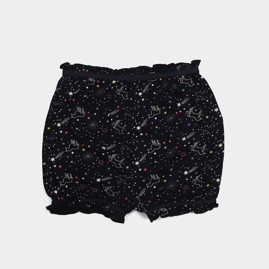 Girls' Navy Blue Regular Fit Classic Bloomer, Navy Blue, large