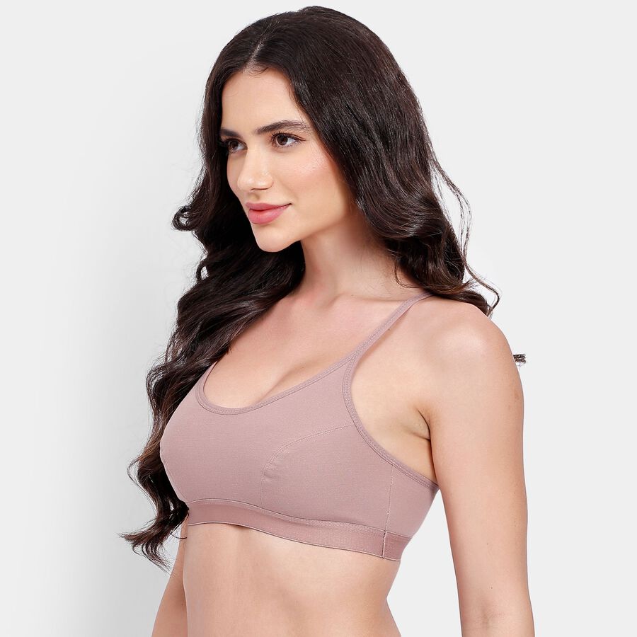 Ladies' Bra, Brown, large image number null