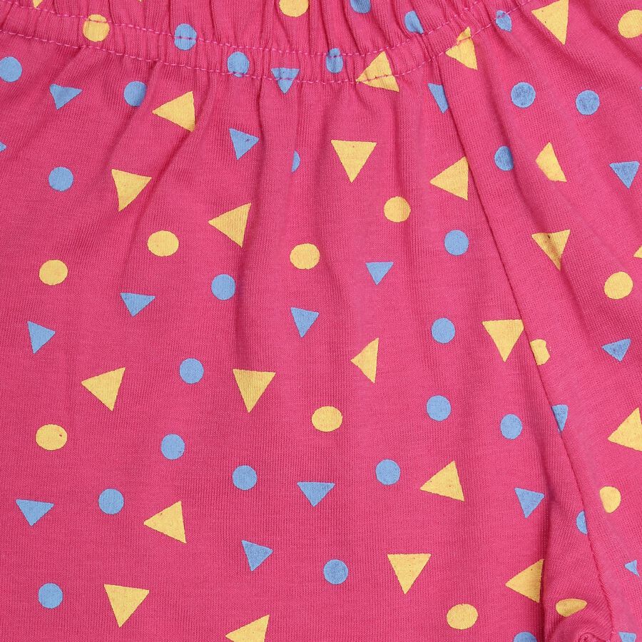Girls' Night Suit, मिश्रित मध्यम ग्रे, large image number null