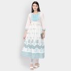 Ladies' 100% Cotton Kurta , Light Blue, small image number null