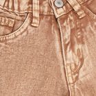 Boys' 100% Cotton Jeans, Brown, small image number null