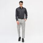 Men's Slim Fit Formal Trousers, हल्का ग्रे, small image number null