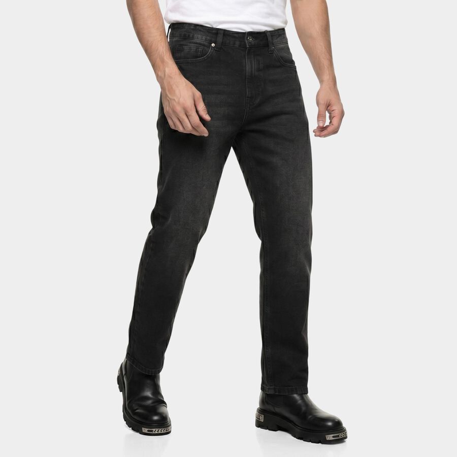 Men's Jeans, Black, large