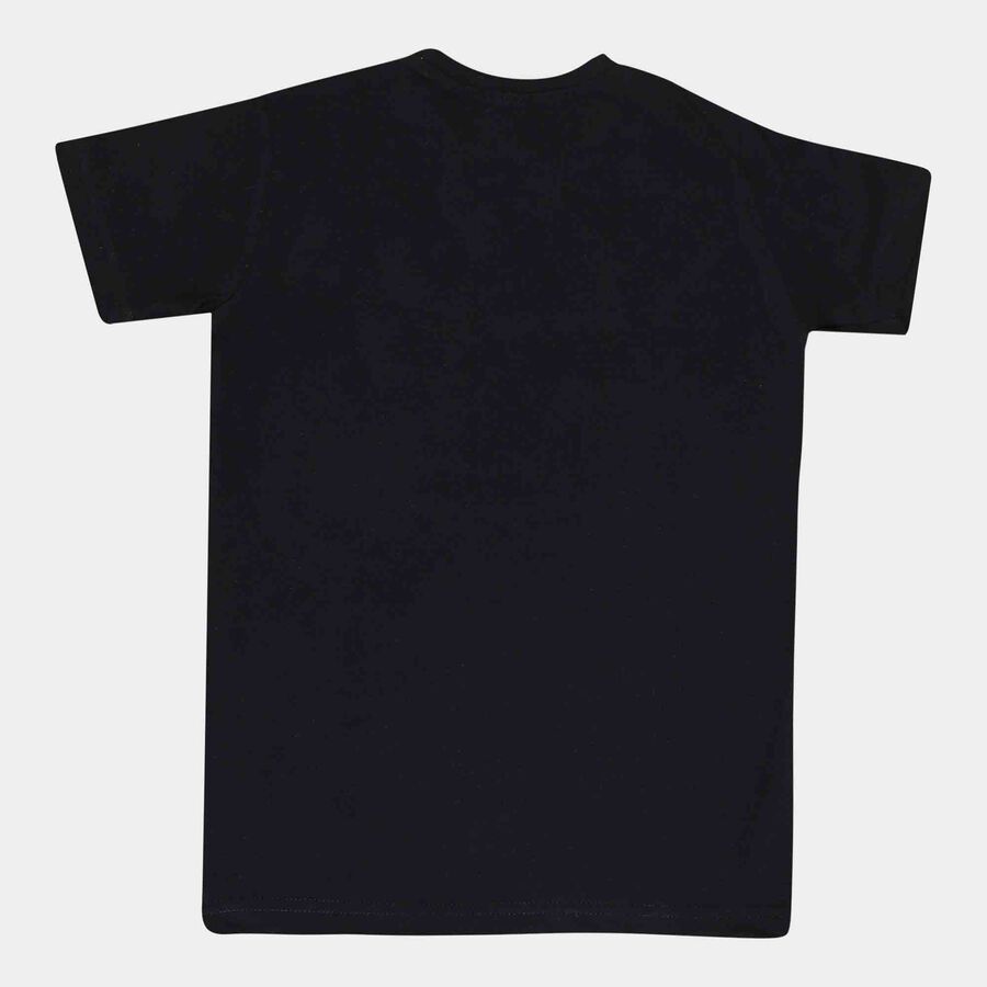 Printed T-Shirt, Black, large image number null