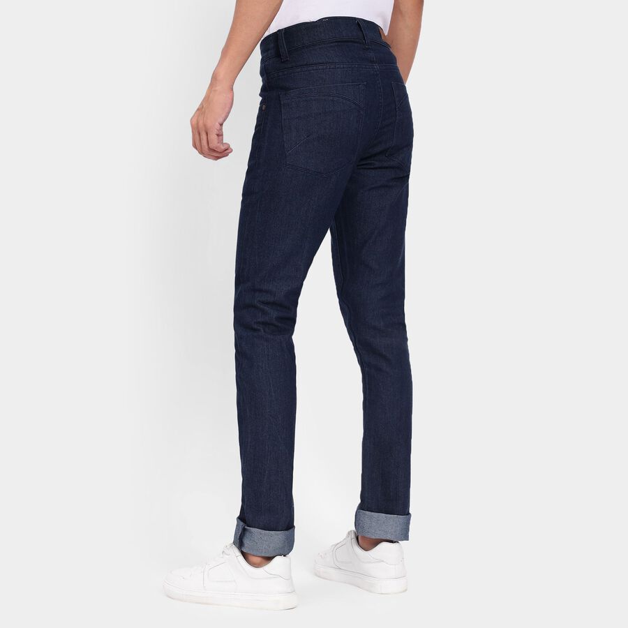 Men's Skinny Jeans, Dark Blue, large image number null