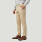Men's Beige Slim Fit Chino Trousers, गहरा पीला, small