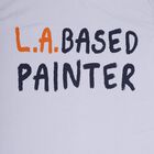 Boys' Light Blue Cotton Blend Round Neck Printed T-Shirt, Light Blue, small image number null