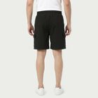 Men's Black Regular Fit Cargo Bermuda Shorts, Black, small
