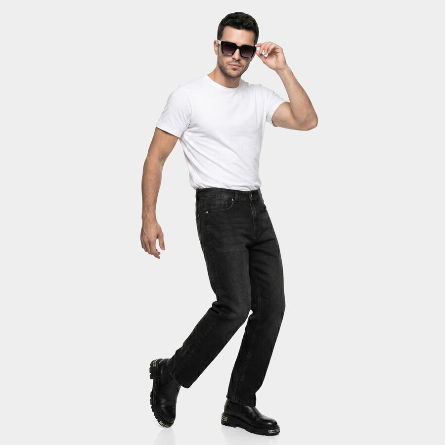Men's Jeans, Black, large
