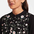 Embroidered Calf Length Women, Black, small image number null