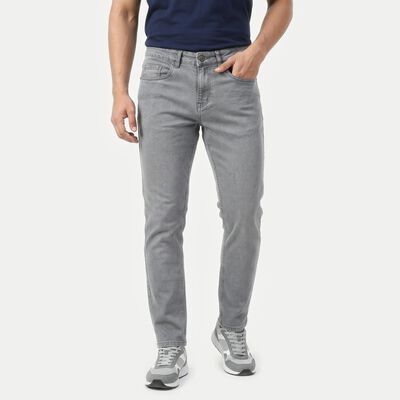 Men's Grey Slim Fit Jeans