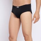 Men's 100% Cotton Briefs , Black, small image number null