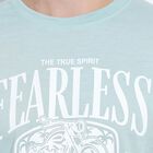 Men's Round Neck Half Sleeves T-Shirt , एक्वा, small image number null