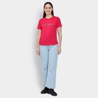 Ladies' Round Neck T-Shirt , Fuchsia, small image number null