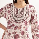 Ladies' 100% Cotton Kurta, Purple, small image number null