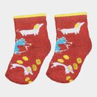 Infants Solid Socks, Red, small image number null