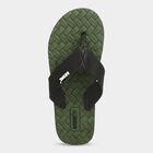 Mens Slippers, Green, small image number null