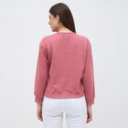 Women's Dusty Rose Crew Neck Casual Sweatshirt, Pink, small image number null