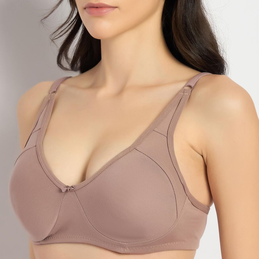 Ladies' Bra , भूरा, large image number null