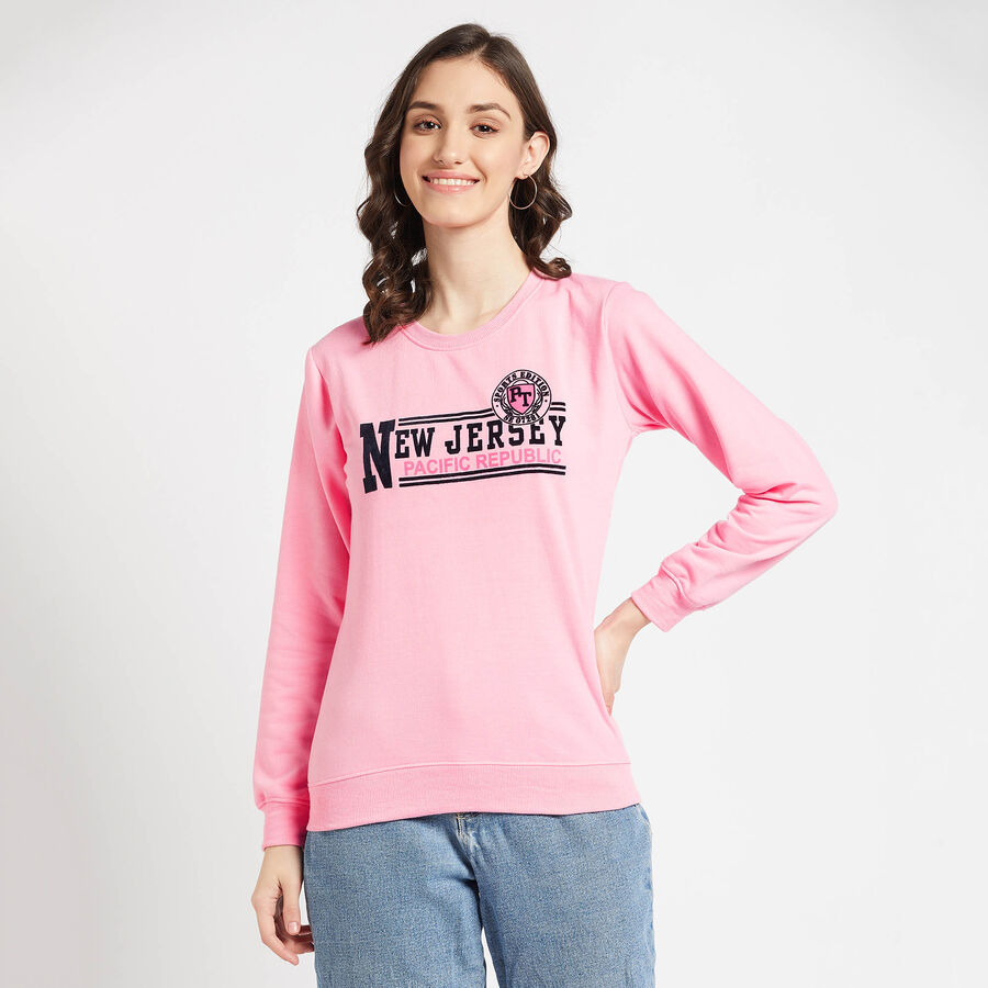 Coordinate Sweatshirt, Pink, large image number null