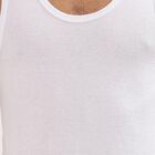 Men's 100% Cotton Vest (Pack of 2), सफ़ेद, small image number null
